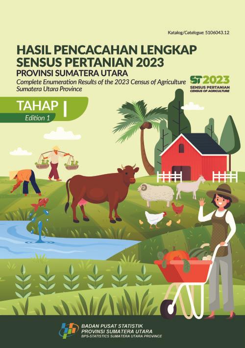 Hasil Pencacahan Lengkap Sensus Pertanian 2023 - Tahap I Provinsi Sumatera Utara