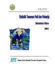 Rice Plant Statistics And Palawija North Sumatra 2003